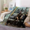 Game Cyberpunk Blanket Flannel Blanket Super Soft Fleece Throw Blankets Lightweight Warm Blanket for Couch Sofa 12 - Cyberpunk UK Store