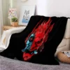 Game Cyberpunk Blanket Flannel Blanket Super Soft Fleece Throw Blankets Lightweight Warm Blanket for Couch Sofa 19 - Cyberpunk UK Store