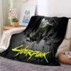 Game Cyberpunk Blanket Flannel Blanket Super Soft Fleece Throw Blankets Lightweight Warm Blanket for Couch Sofa 20 - Cyberpunk UK Store