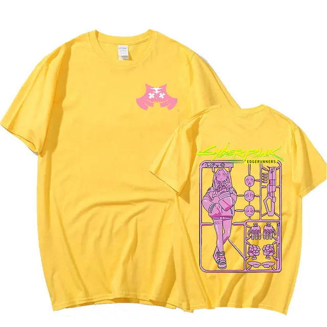 Rebecca Graphic Short Sleeves Oversized Cyberpunk 2077 T-shirt - Image 6