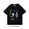 Japanese Anime Lucy Cyberpunk Edgerunners T shirts 100 Cotton Summer Tshirts Fashion Harajuku Cartoon Kawaii Printed - Cyberpunk UK Store