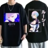 Summer Mens T shirt Anime Lucy Cyberpunk T shirts Harajuku Punk Tee Shirt Men Women s - Cyberpunk UK Store