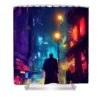 on a midnight street 01 am fineartprints - Cyberpunk UK Store