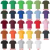 t shirt color chart 1 - Cyberpunk UK Store